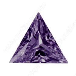 Фианит лавандовый треугольник 11х11х11
