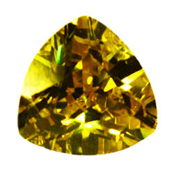 Фианит желтый триллион 8х8х8