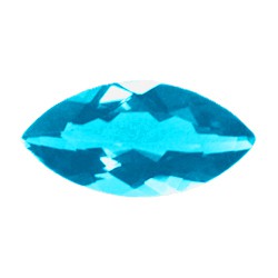 Фианит аквамариновый маркиз (2) 7х3,5