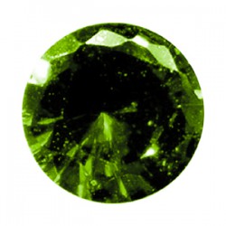 Фианит оливковый круг 2,25